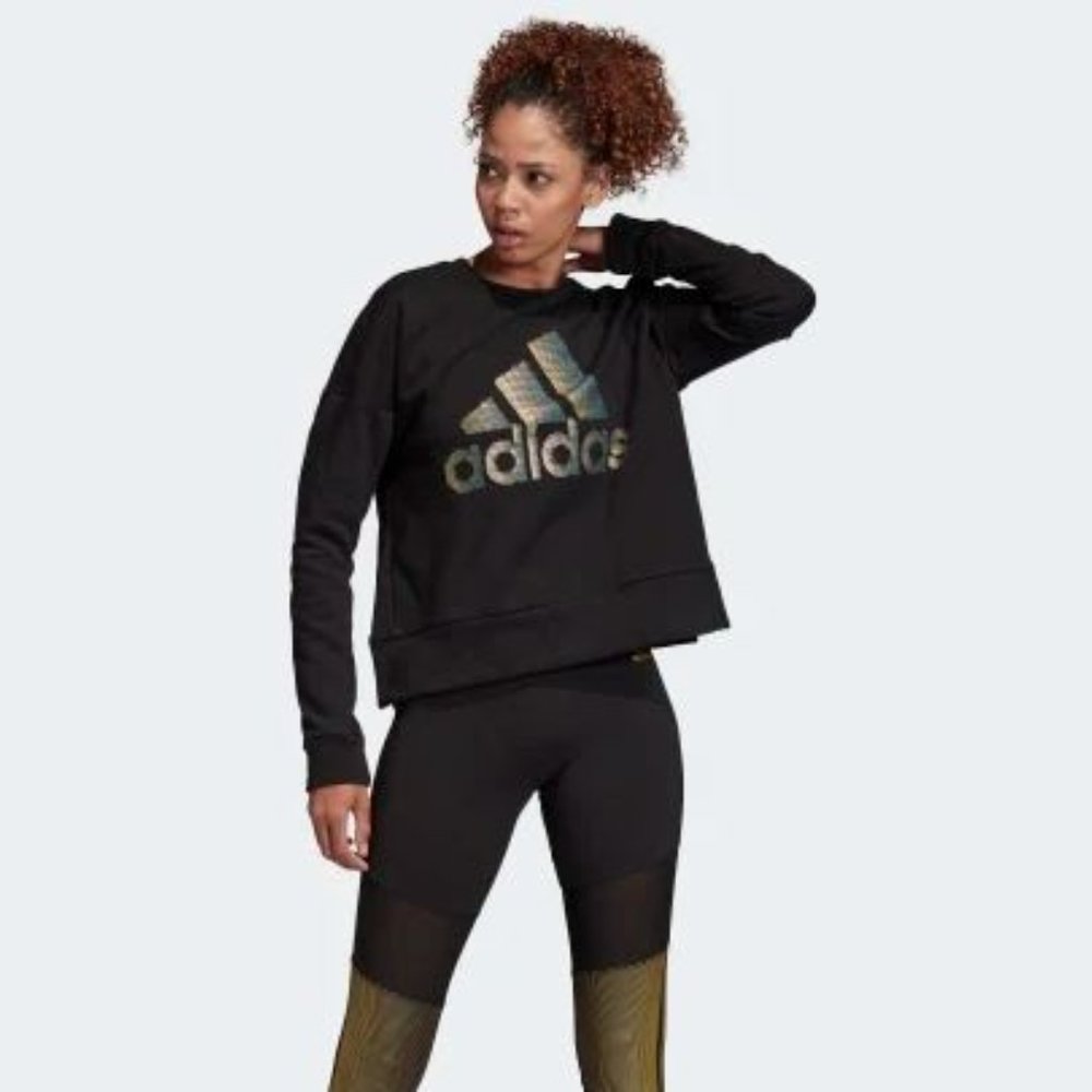 Adidas ID Glam Sweatshirt in Black